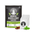 Grandpa Gus's Mouse Repellent Pouches, Peppermint & Cinnamon, Pack of 10 | Plant-Based, Natural Rodent Repellent and Nesting Prevention for Homes/Cabin/Garages/Storage/Vehicles, Kid & Pet Safe