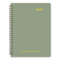 2027 Planner, Weekly and Monthly Calendar Planner Book, 12 Month Agenda, A5 | January 2027 - December 2027, Hardcover, Spiral Bound, Inner Pocket, Home School and Office Supplies, Yearly Planning