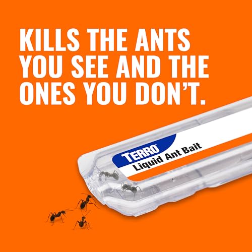 TERRO Liquid Ant Killer Bait Stations, 12-Pack, Indoor Ant Traps, T300B | Borax Formula, Kills the Queen & the Entire Colony, Liquid Ant Baits Indoor, Kills Household Ants, Indoor Use