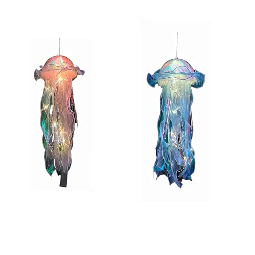 RPS-IND Jellyfish Hanging Decor, Set of 5 for Under the Sea Party Decoration