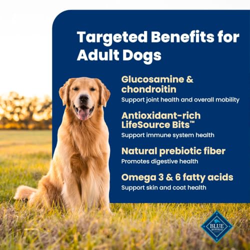 Blue Buffalo Life Protection Formula Chicken Adult Dry Dog Food, 5 lb | Real Chicken #1 Ingredient, Supports Immunity with Antioxidant-Rich LifeSource Bits, Promotes Healthy Muscle Development
