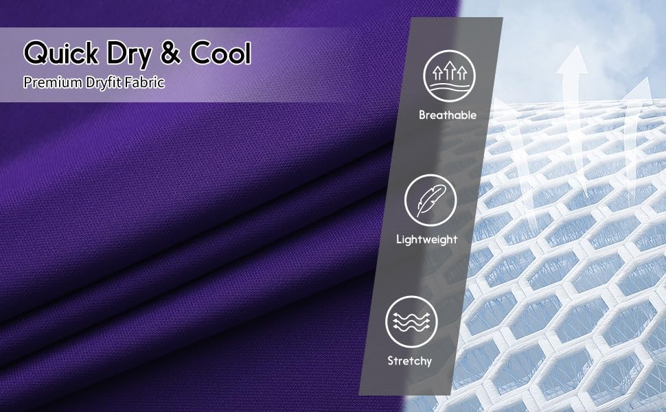 Men's Long Sleeve Moisture Wicking Athletic Shirts, Dry Fit Long Sleeve UV Protection Shirts Men for Workout, Running, Hiking