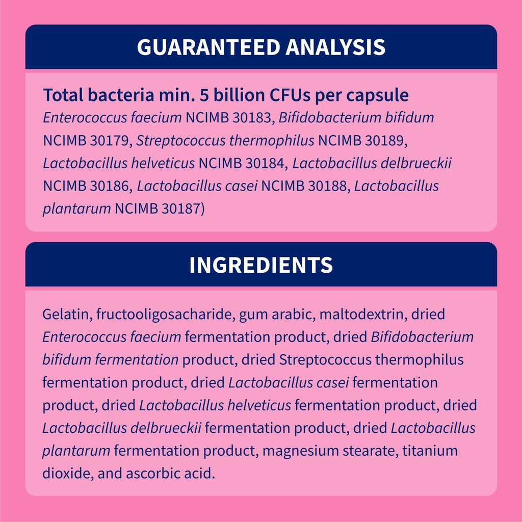 Nutramax Proviable Probiotics for Dogs & Cats, Sprinkle Capsules, 30ct | Probiotics for Cats and Dogs, Plus Prebiotics, Daily Gut Health Support Supplement, Multiple Strains, Sprinkle on Food