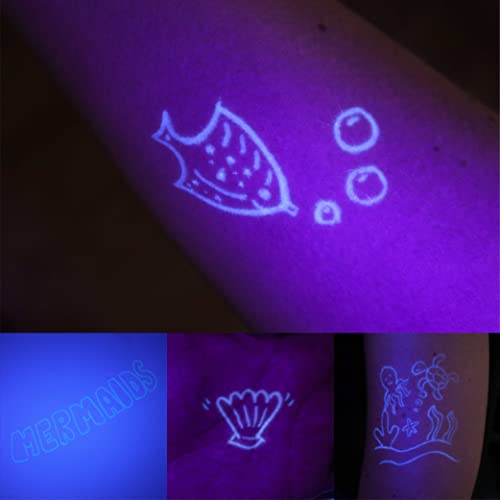 BONNYCO Invisible Ink Pen and Notebook Pack of 16 Party Favors for Kids | Mermaid Goodie Bags Stuffers for Kids. Birthday Party Supplies with Magic Spy Pen, Goody Bag Stuffers, Return Gifts, Prizes