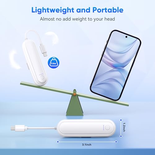 Kinwin 2 Pack Battery Pack for Oculus Quest 2, 20000mWh VR Extended Battery | Power Bank for Meta Quest 2, Extra 2-4H Playtime, 10W Fast Charging VR Headset Accessories, Lightweight and Portable Charger