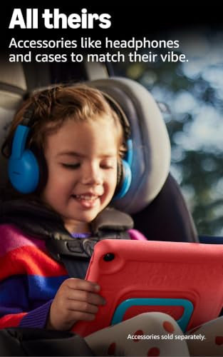 Amazon Fire 7 Kids tablet, ages 3-7. Top-selling 7" kids tablet on Amazon. Includes ad-free and exclusive content, easy parental controls, 10-hr battery, 16 GB, Blue