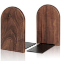 Book Ends,1 Pair Bookends Wood Book Ends Universal Economy Bookend | Book Stoppers for Heavy Duty Books, CD, File, Video Games