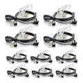 Retevis Walkie Talkie Earpiece with Mic, for RT22/RT21/RT68/H777/RT86 | Acoustic Tube, Compatible with Pxton, Baofeng BF-888S, Kenwood walkie talkies, Security Surveillance Headset(10 Pack)