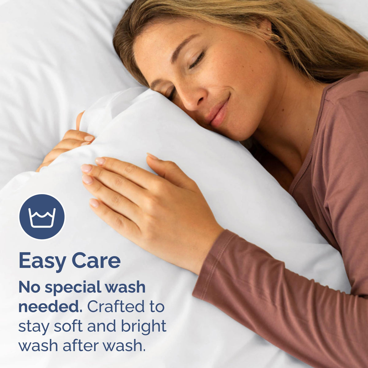 King Pillow Cases Set of 2 - Ultra Soft Cozy Pillowcase Covers - White | Hotel Quality, Comfortable Bedding for Women, Men, Kids & Teens, Machine Washable Pillow Protectors, 2 Piece Set, King Size