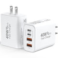 USB C Charger Block 40W USB Type C iPhone 18 Pro Charger Fast Charging Plug | 4-Port iPhone 18 Pro Max Charger Cube Plug, USB Wall Fast Charging Brick Power Adapter for iPhone 18/Duo/17/16/15/14 Pro Max