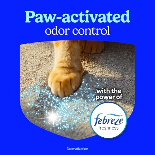 Fresh Step Odor Shield Multi Cat Clumping Cat Litter, 14 lb. | Febreze Freshness, Odor Shield with Ammonia Block Technology, Low Dust, Compatible with Most Automatic Litter Boxes