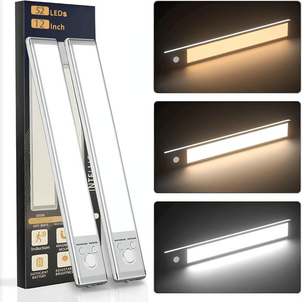 🔥💡 Punch-free Smart Sensor Magnetic Rechargeable LED Lights