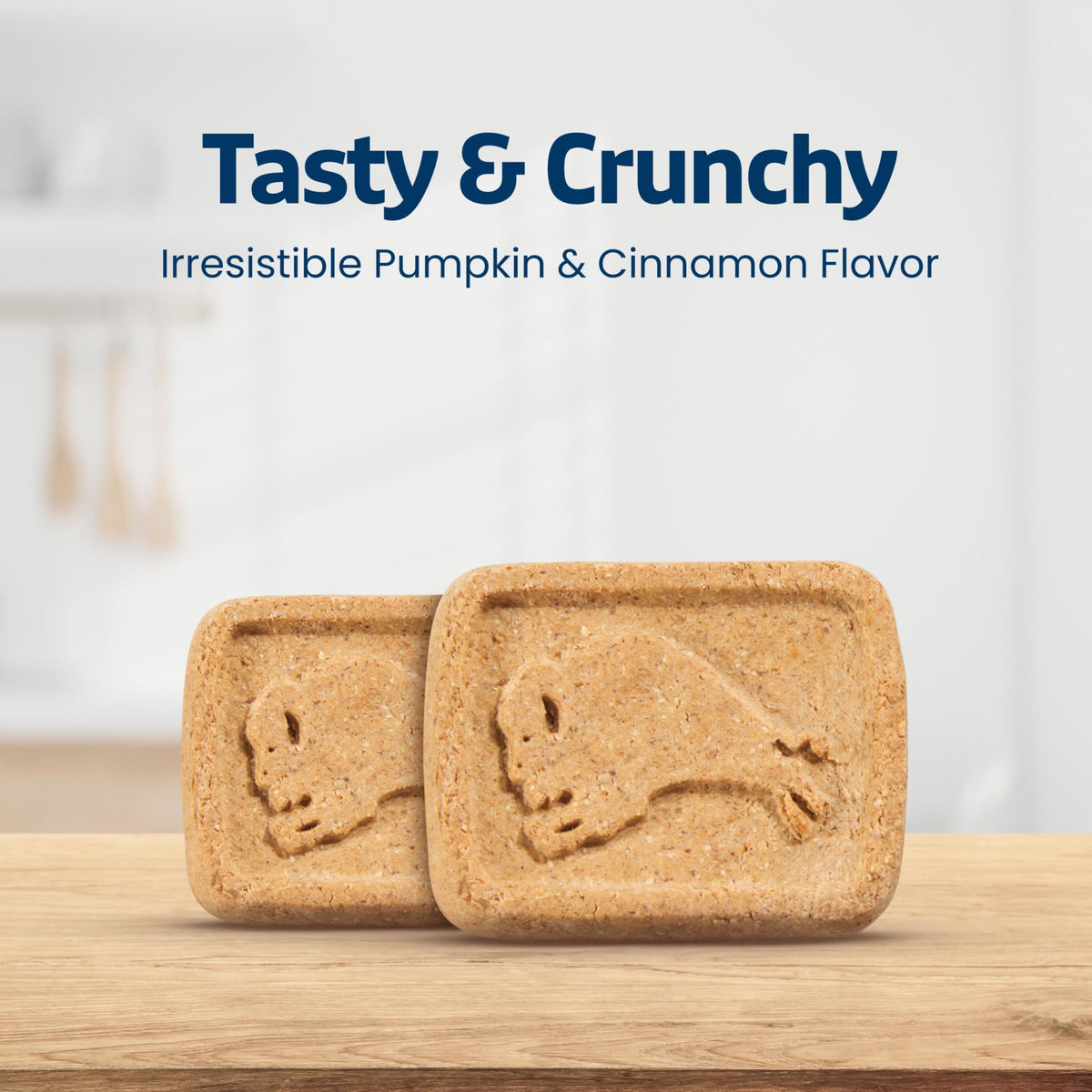 Blue Buffalo Health Bars Pumpkin & Cinnamon Dog Biscuits, 16 oz | Oven-Baked, Crunchy Texture, No Chicken By-Product, Corn, Wheat, or Soy