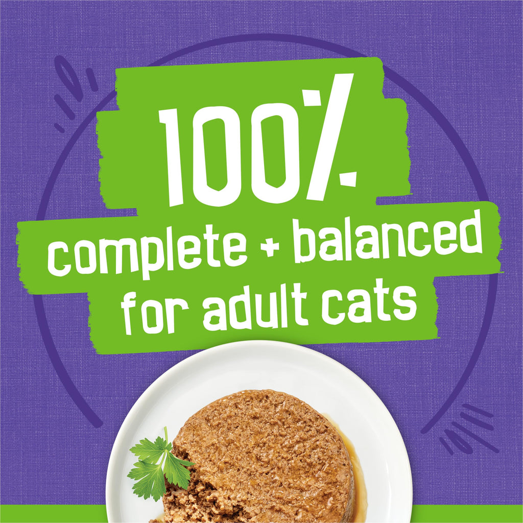 Purina Friskies Pate Wet Cat Food Variety, Seafood & Chicken, (40) 5.5 oz | Moist cat food with real seafood or chicken, smooth easy-to-chew pate texture, 40-count variety pack to stock up