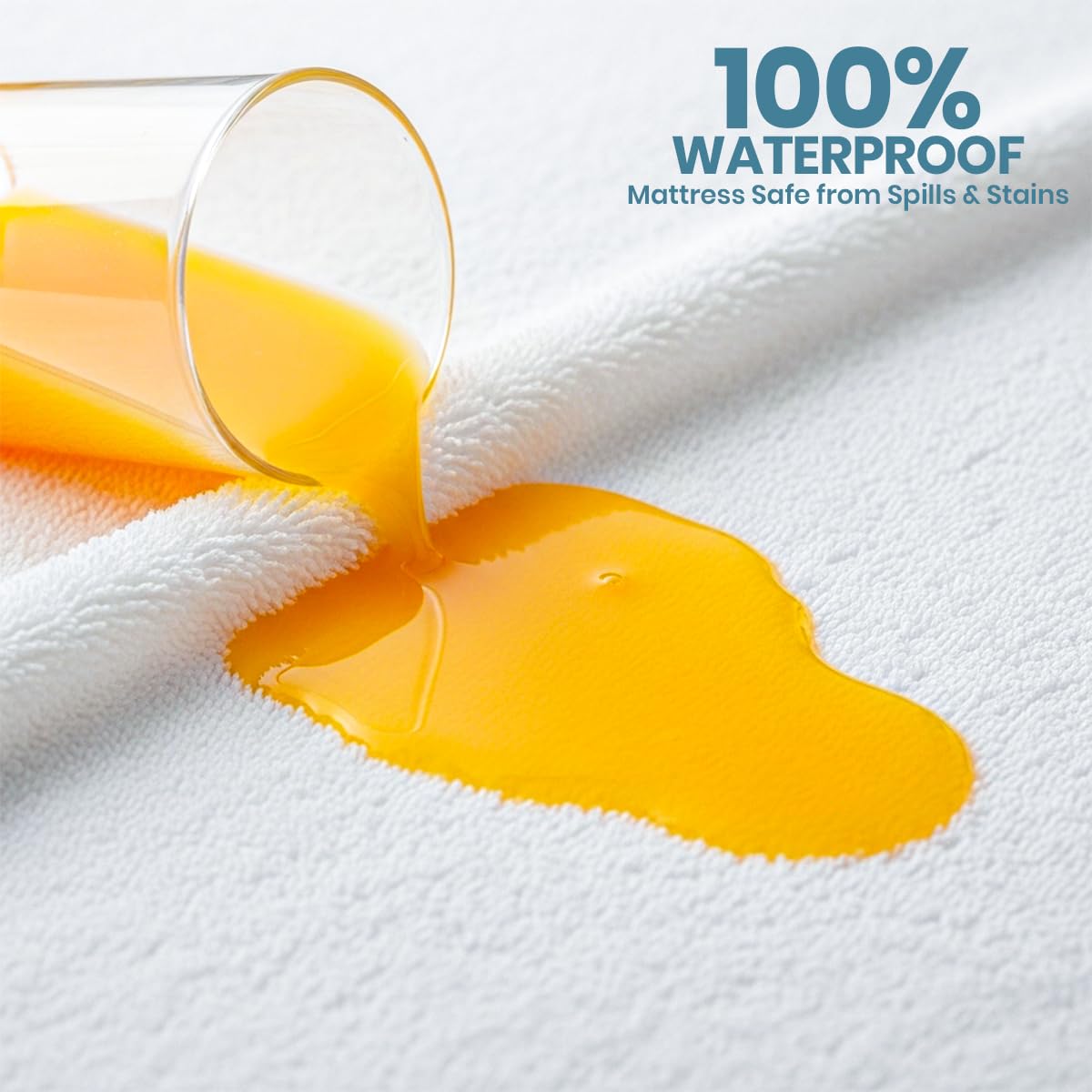 100% Waterproof Twin Size Mattress Protector, Noiseless Mattress Cover | Deep Pockets Fits 15" Mattresses, Soft & Breathable Mattress Pad, Machine Washable For Home & Hotel by Utopia Bedding