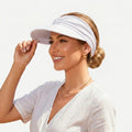 UPF 50+ Sun Visor Ponytail Hat