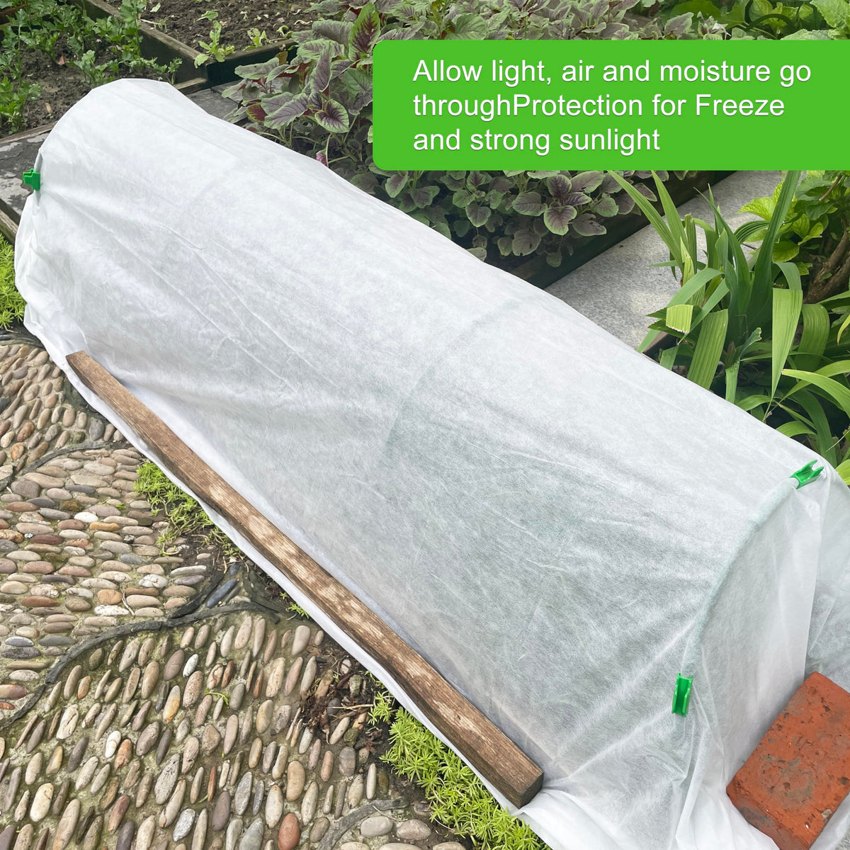 Plant Covers Freeze Protection 6.5x16ft Frost Cloth for Winter Outdoor | Plants Frost Blankets for Outdoor Plants as Frost Covers, Garden Row Cover Protects Vegetables Trees from Cold Snow & Sun
